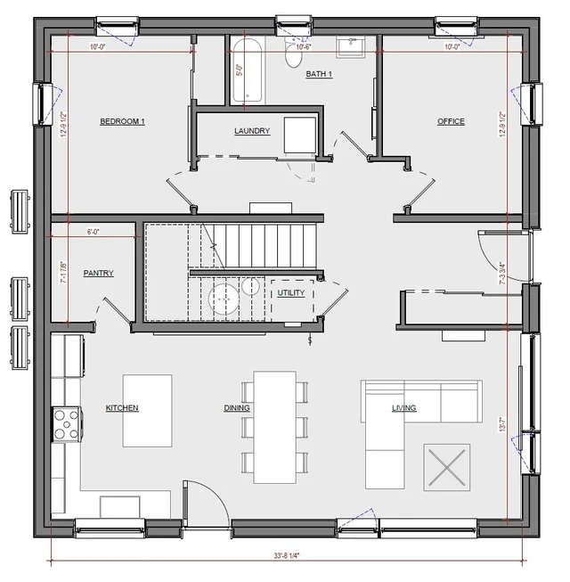 2000 Model floor plan