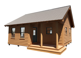 Log Cabin by Jamaica Cottage Shop
