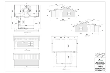 Contemporary 30x30 floor plan