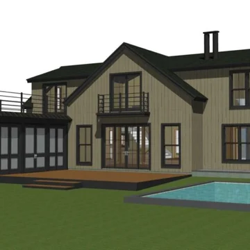 Contemporary Panelized Barn Home