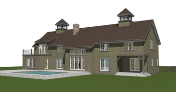 The Southold Back Yankee Barn Homes
